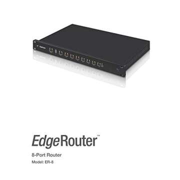 EdgeRouter 8 ER-8 8-Port Router Gigabit Advanced Network 2 Million pps