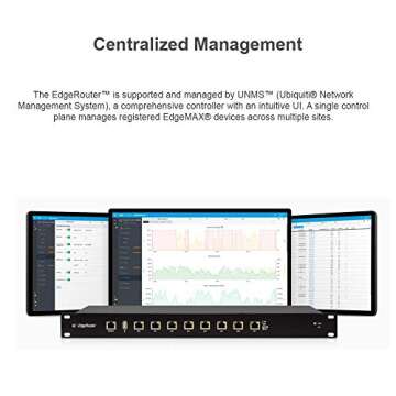 EdgeRouter 8 ER-8 8-Port Router Gigabit Advanced Network 2 Million pps