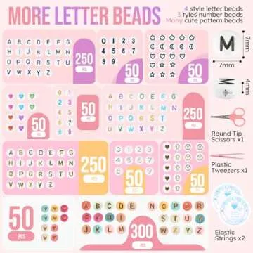 Creative Friendship Bracelet Kit with 5040 Clay Beads