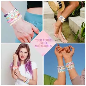 Creative Friendship Bracelet Kit with 5040 Clay Beads