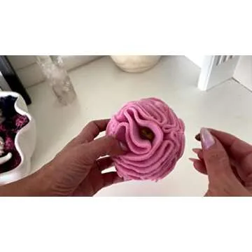 Glory To Dog Puppy and Small Breed Snuffle Interactive Foraging Dog Puzzle Ball Toy Pink