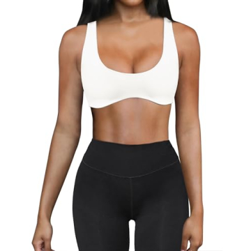 Meladyan Women Sports Bra Wireless Support Cami Design