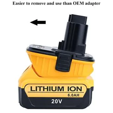 DCA1820 Adapter for 18V Tools with 20V Max Batteries
