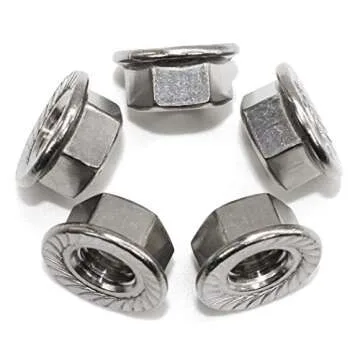 FullerKreg M8 Serrated Hex Flange Nut - 25 Pcs