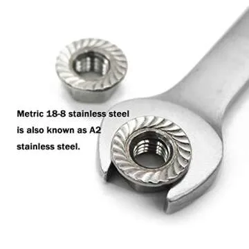 FullerKreg M8 Serrated Hex Flange Nut - 25 Pcs