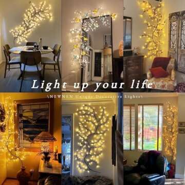 Yongblus Enchanted Willow Vine Lights for Home Decor