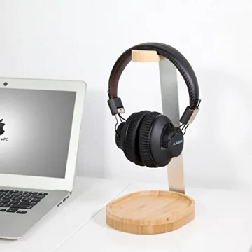 Avantree Wooden & Aluminum Headphone Stand for All Models