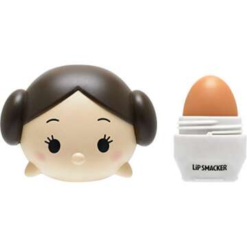 Lip Smacker Disney Tsum Tsum Lip Balm, Princess Leia Cinnamon Buns, 0.26 Ounce
