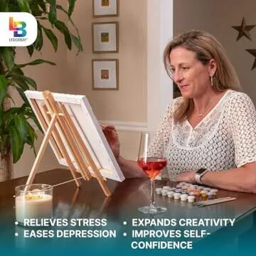 Ledgebay Framed Paint by Numbers Kit for Adults - Seaside Escape