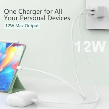 USB Wall Charger 5 Pack Dual Port Fast Phone Charger