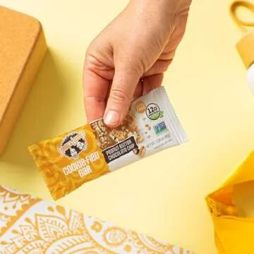 Lenny & Larry's Cookie-fied Protein Bar – Peanut Butter Chocolate Chip Vegan Protein Bars 9x45g – Healthy Snacks with 12g Plant Protein & 5g Fiber – Gluten free Power Bar, Keto Friendly, Non-GMO & Vegan