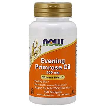 Evening Primrose Oil 500mg, Softgels, 100 ct