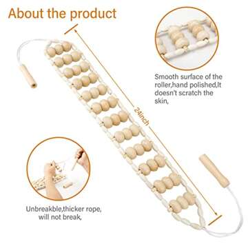 TZEAFDC 3 Pack Wood Therapy Massage Tools Lymphatic Drainage Massager for Body Shaping