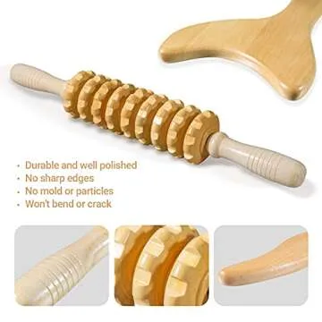 TZEAFDC Wood Therapy Massage Tools for Body Shaping