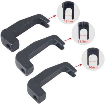 DAYUAN 24pcs Professional Pneumatic Diesel Injector Puller Air Vibration Injector Removal Tool Kit Set