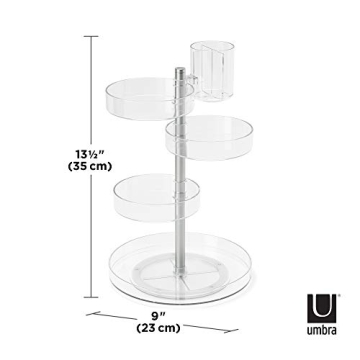 Umbra Pirouette Rotating Cosmetic Organizer for Beauty Lovers