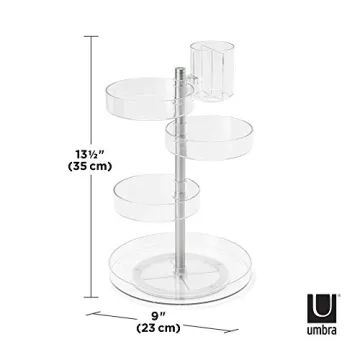 Umbra Pirouette Rotating Cosmetic Organizer for Beauty Lovers