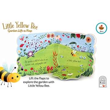 Little Yellow Bee Chunky Lift-a-Flap Board Book (Babies Love)