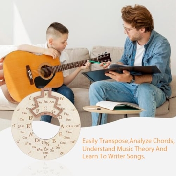 6.3" Circle of Fifths Melody Chord Tool for Musicians