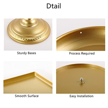 LIFESTIVAL 7 Pcs Cake Stand Set for Parties Weddings