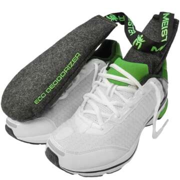 Meister Eco-Friendly Shoe & Glove Deodorant with Refill - Absorbs Odour Powerful Refillable - 1 Year...