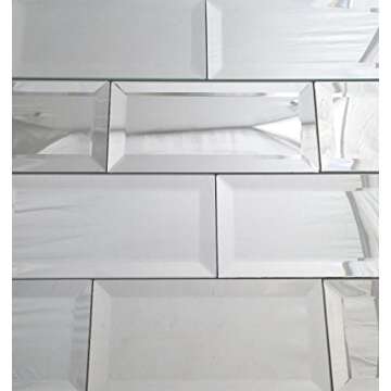 Elevate Your Home with Beveled Subway Mirror Tiles