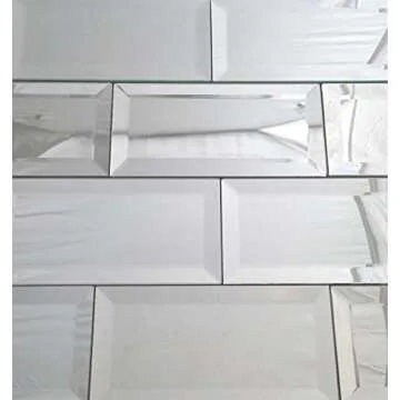 Elevate Your Home with Beveled Subway Mirror Tiles