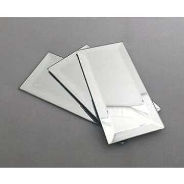 Elevate Your Home with Beveled Subway Mirror Tiles