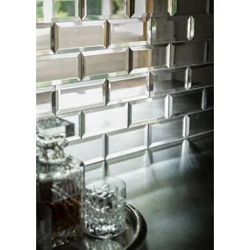 Elevate Your Home with Beveled Subway Mirror Tiles