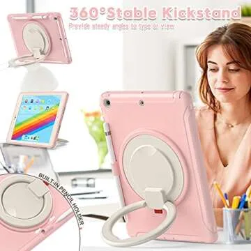 BATYUE iPad 9th/8th/7th Gen Rugged Case with Stand