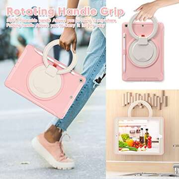 BATYUE iPad 9th/8th/7th Gen Rugged Case with Stand