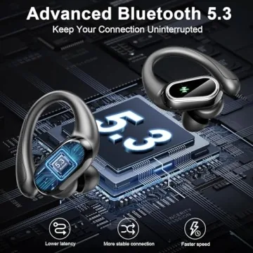 50Hrs Playtime Wireless Sport Earbuds with ENC Mic