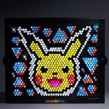 Lite Brite Super Bright HD Pokemon Edition for Ages 6+