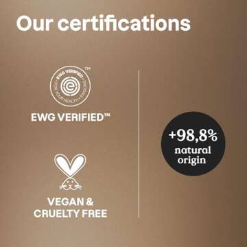 ATTITUDE Laundry Detergent with Essential Oils, EWG Verified, Vegan, Plant and Mineral-Based Ingredients, HE, Refillable Aluminum Bottle, 40 Loads, Lavender and Rosemary, 33.8 Fl Oz