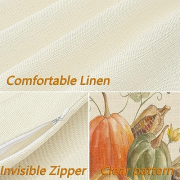 ARTHMOM Fall Pillow Covers Set of 4 for Home Decor