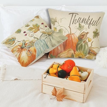 ARTHMOM Fall Pillow Covers Set of 4 for Home Decor