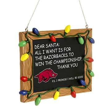 Arkansas Razorbacks Chalkboard Ornament