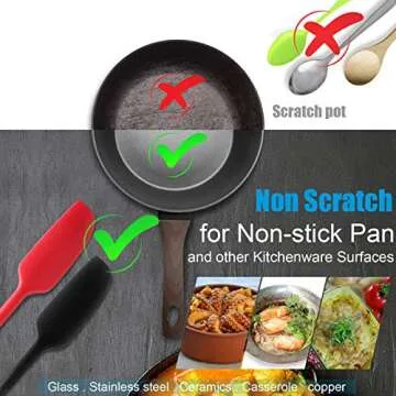 Patelai Silicone Jar Spatula Set for Mess-Free Cooking