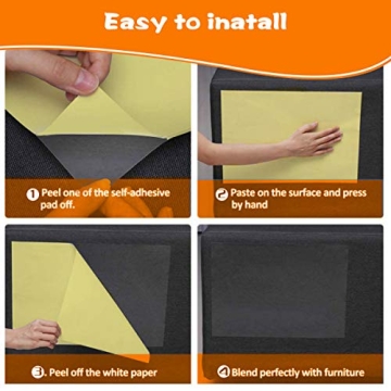 Durable Cat Furniture Protector with Adhesive Pads