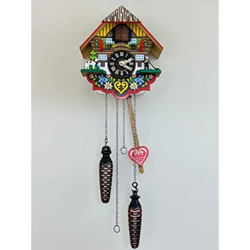 River City Clocks 8" Musical Quartz Cuckoo Clock