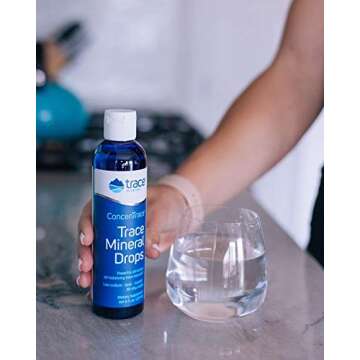 Trace Minerals ConcenTrace Drops | 72+ Minerals, Ionic Liquid Magnesium, Chloride, Potassium | Low Sodium | Energy, Electrolytes, Hydration | 12 Day Supply, 0.5 fl oz (Pack of 2)