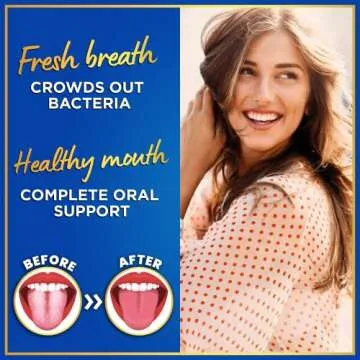 Oral Probiotics for Teeth and Gums - 3BN CFU Lactobacillus Salivarius Acidophilus Rhamnosus Streptoc...