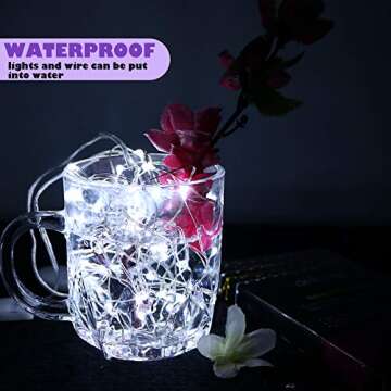 6 Pack Fairy Lights: Waterproof, Battery-Operated LED String Lights for All Events