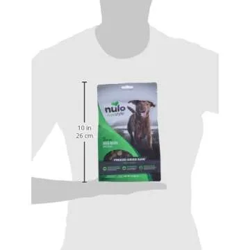 Nulo Freestyle Freeze-Dried Raw, Ultra-Rich Grain-Free Dry Dog Food for All Breeds and Life Stages with BC30 Probiotic for Digestive and Immune Health 5 Ounce (Pack of 1)