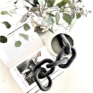 Elegant 22" Wood Chain Decor - Versatile Home Accessory