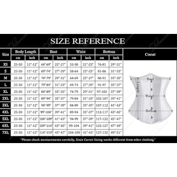 Plus Size Women's Underbust Corset Waist Trainer