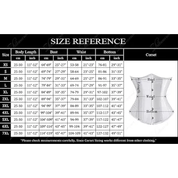 Plus Size Women's Underbust Corset Waist Trainer