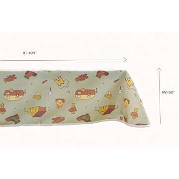 FoxCarr RV and Camping Table Cloth for Picnic Tables