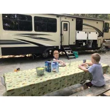 FoxCarr RV and Camping Table Cloth for Picnic Tables
