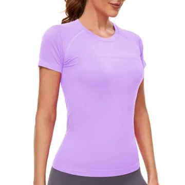 MathCat Seamless Women's Short Sleeve Workout Shirt